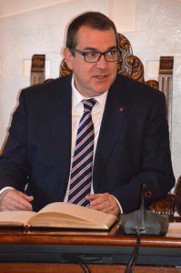 Visita del conseller d'interior, Jordi Jané