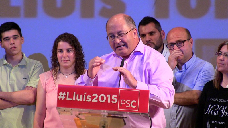 Acte electoral del PSC. Eleccions municipals 2015