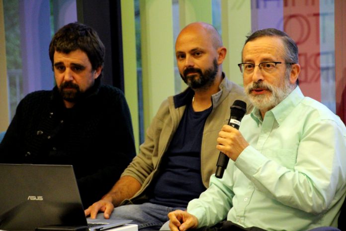 Conferència: 'Sant Genís de Rocafort i Santa Margarida: història, arqueologia i futur' Santa Margarida: història, arqueologia i futur'. Pablo del Fresno, Josep Socorregut i Alfred Mauri
